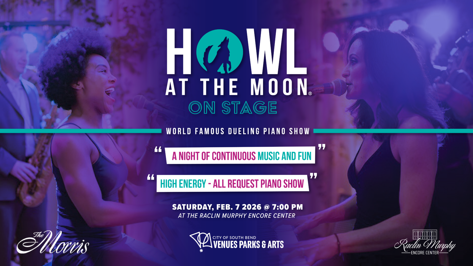 Howl at the moon graphic banner