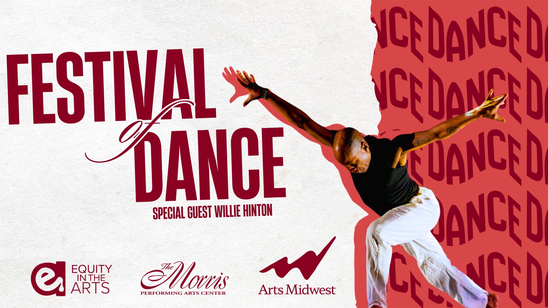 Festival of Dance image featuring Willie Hinton for the performance on June 6, 2026, at 7:00pm.
